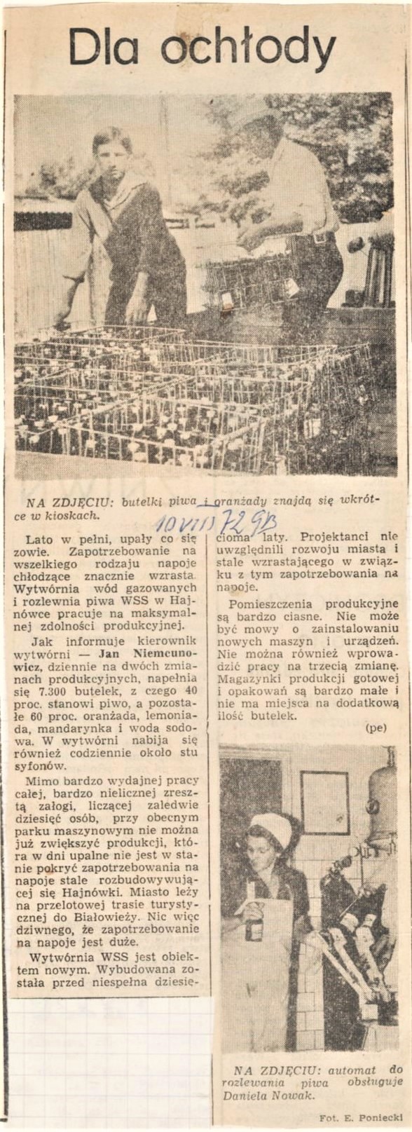 dla ochłody 10.08.1972