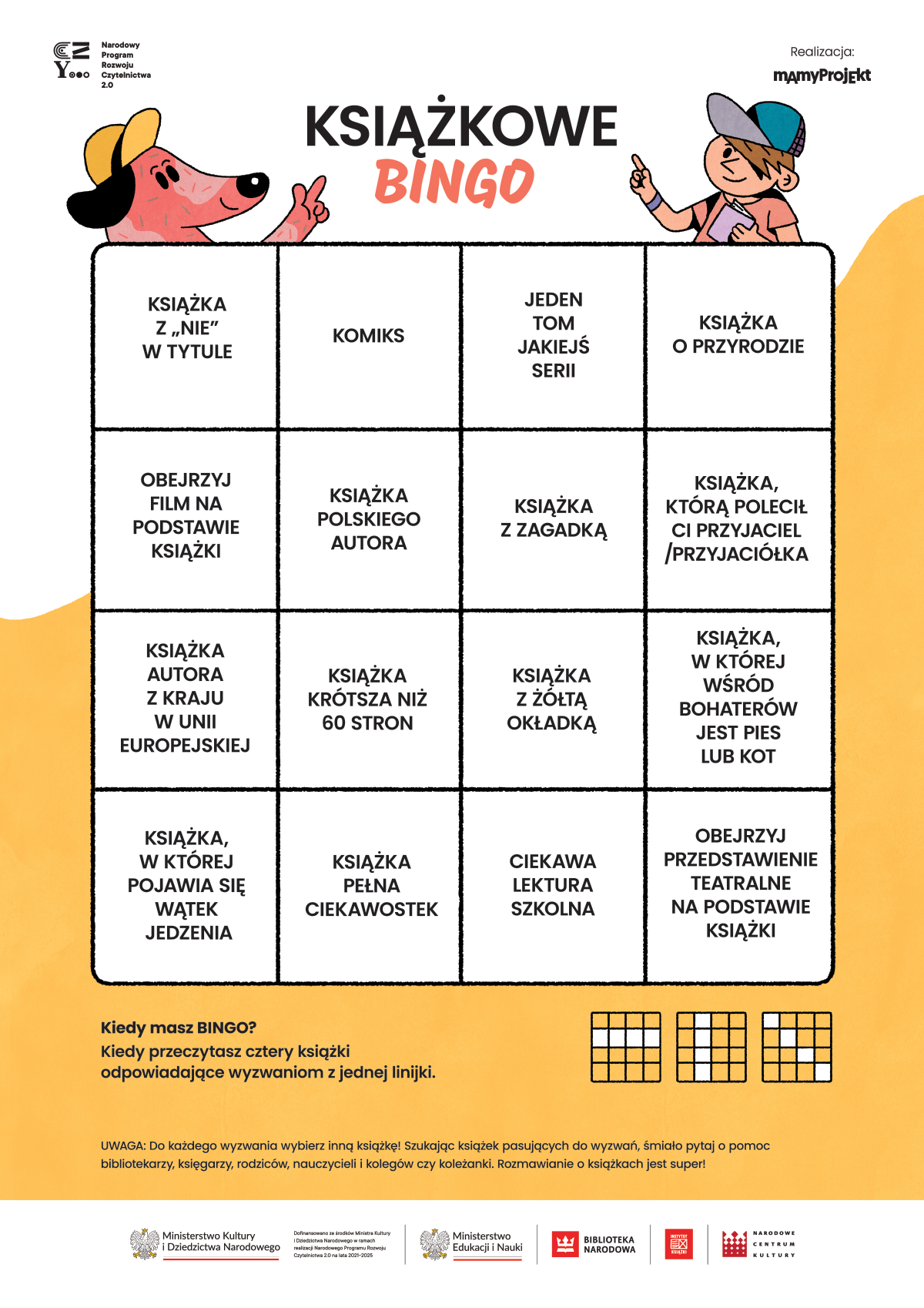 niekalendarz bingo