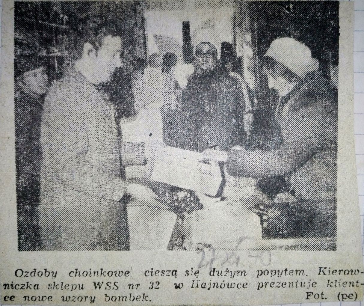 ozdoby choinkowe 27.11.1970