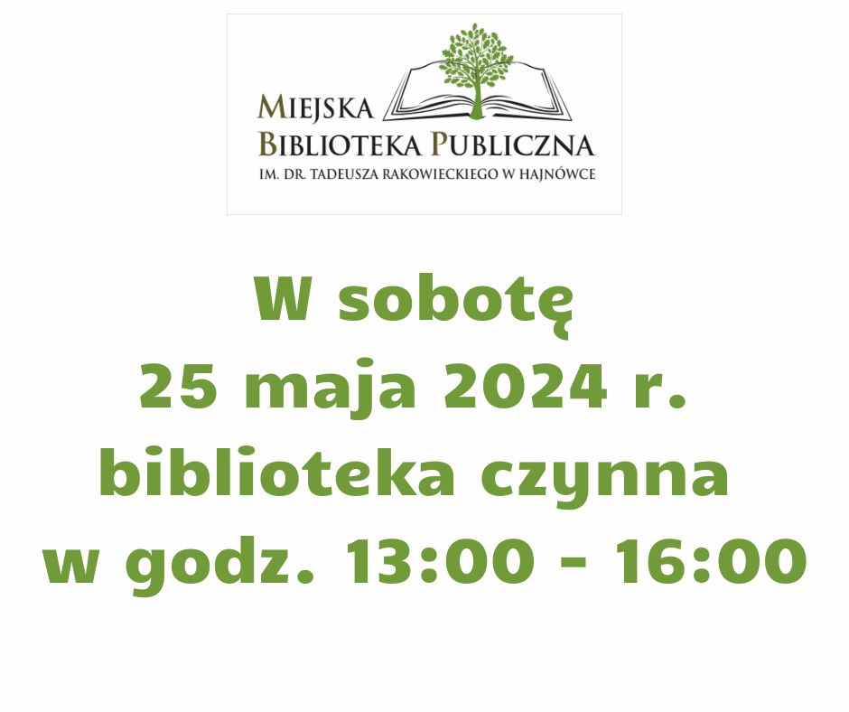 godz. otwarcia w dn.25.05.2024